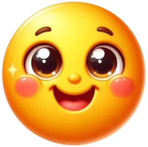 Carita amarilla feliz por adquirir uno de los Préstamos a Pensionados y Jubilados del IMSS e ISSSTE